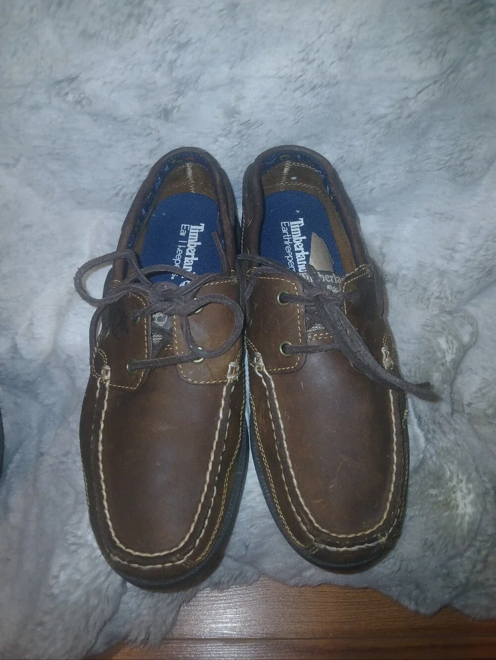 Timberland Brown Leather Men’s Boat Shoes
